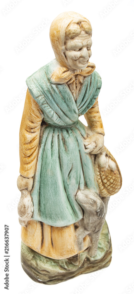 Obraz premium Old woman figurine