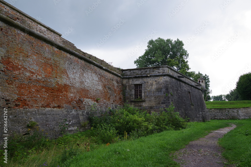 old castle and fortress walls