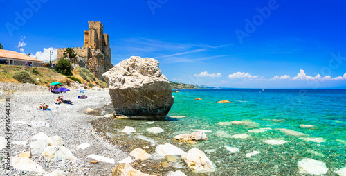 beautiful beaches and castles of Italy - Roseto Capo Spulico in Calabria
