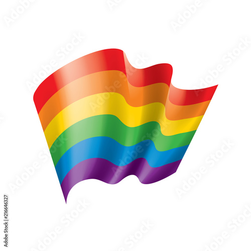 Vector a rainbow flag