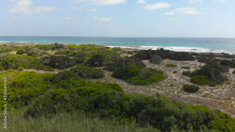 Aerial Drone View of Coast and Sea Landscape in Summer in Menorca Aerial Drone View of Coast and Sea Landscape in Summer in Menorca