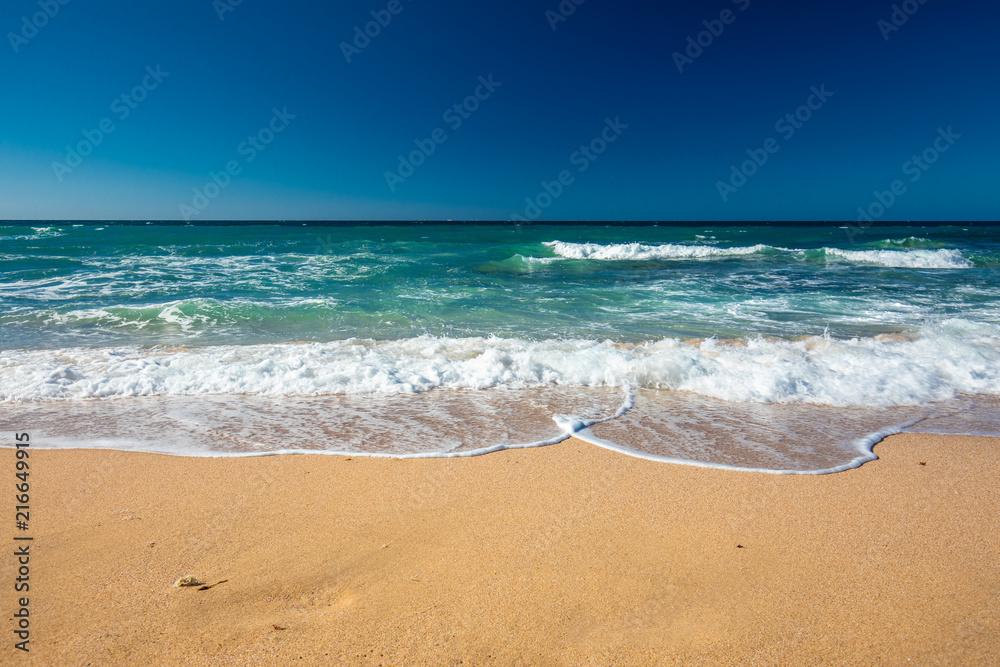 Waves on Shelly Beach at Caloundra, Sunshine Coast, Queensland, Australia