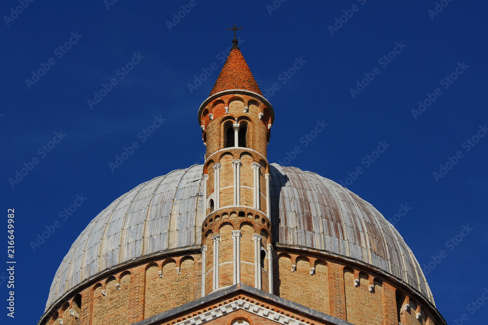 Basilica of Saint Anthony of Padua beautiful domes and towers (14th century)