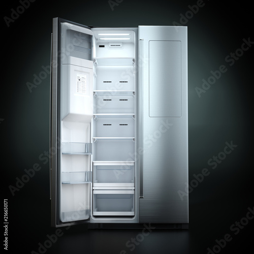 3D rendering large fridge