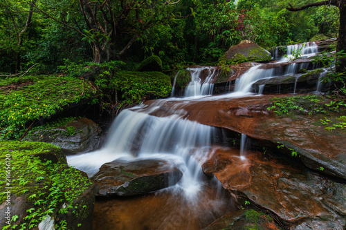 Fototapeta Naklejka Na Ścianę i Meble -  Tad-Wiman-Thip waterfall, Beautiful waterfall in Bung-Kan province, ThaiLand.