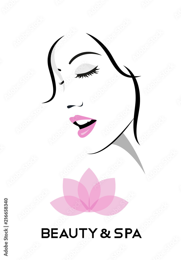 Logo for spa and beauty salon Logo for spa and beauty salon