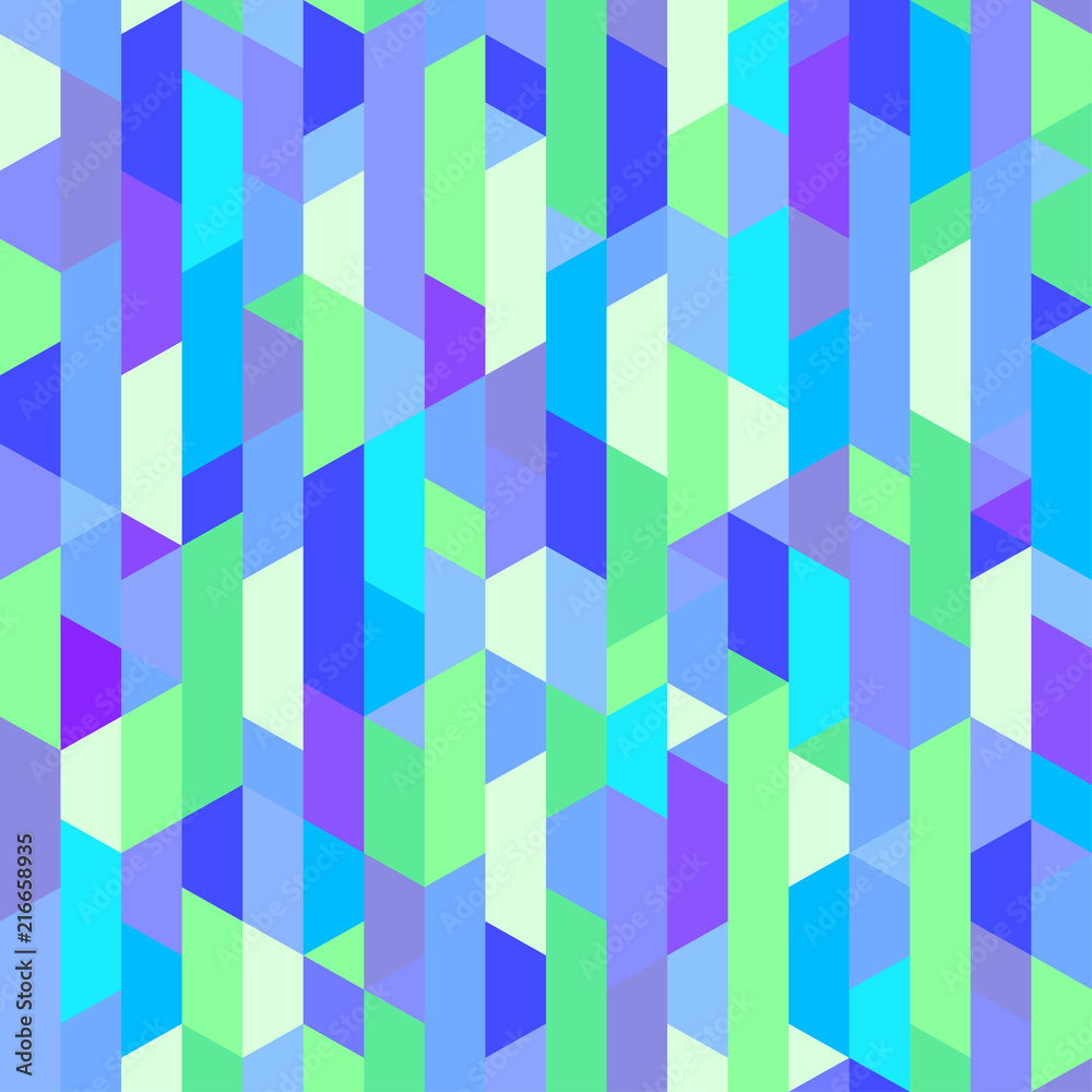 Multicolored pattern with planes and triangles. Seamless mosaic texture. Geometric wallpaper of the surface. Bright colors. Print for polygraphy, posters, t-shirts and textiles Multicolored pattern with planes and triangles. Seamless mosaic texture. Geometric wallpaper of the surface. Bright colors. Print for polygraphy, posters, t-shirts and textiles