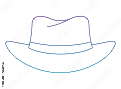 elegant hat isolated icon vector illustration design