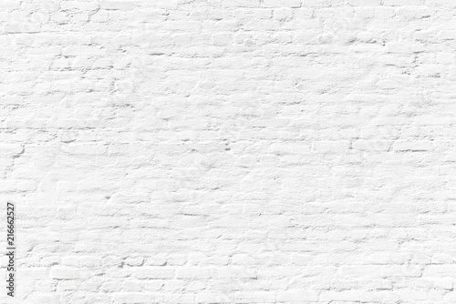 pattern of white painted brick wall photo
