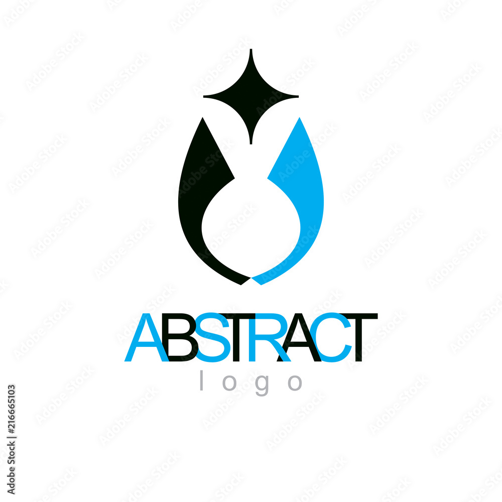 Vector abstract geometric shape best for use as creative business logo. Vector abstract geometric shape best for use as creative business logo.