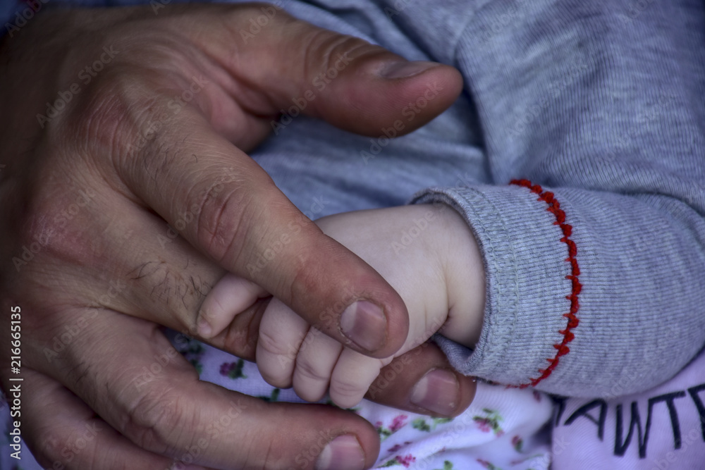 Father and daughter holding hands Father and daughter holding hands