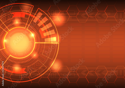 vector of abstract background technology concept about power energy and reactor