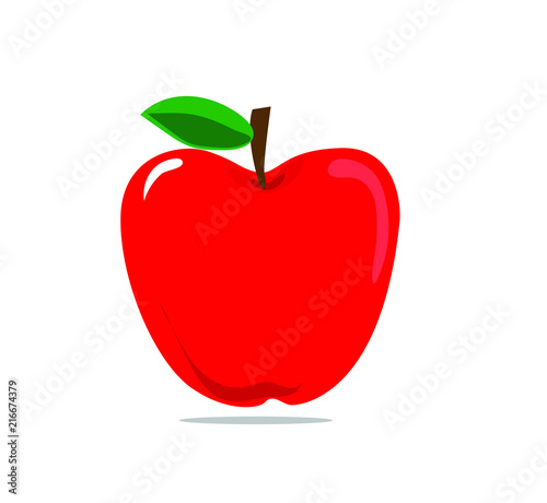 An apple fruit vector