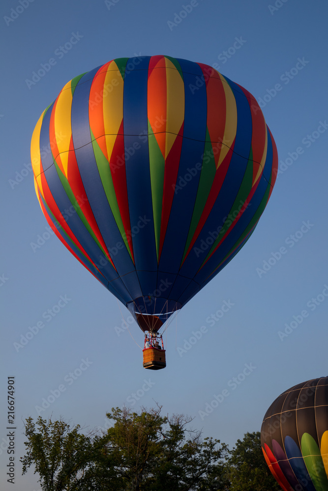 Obraz premium Colorful Hot Air Balloon