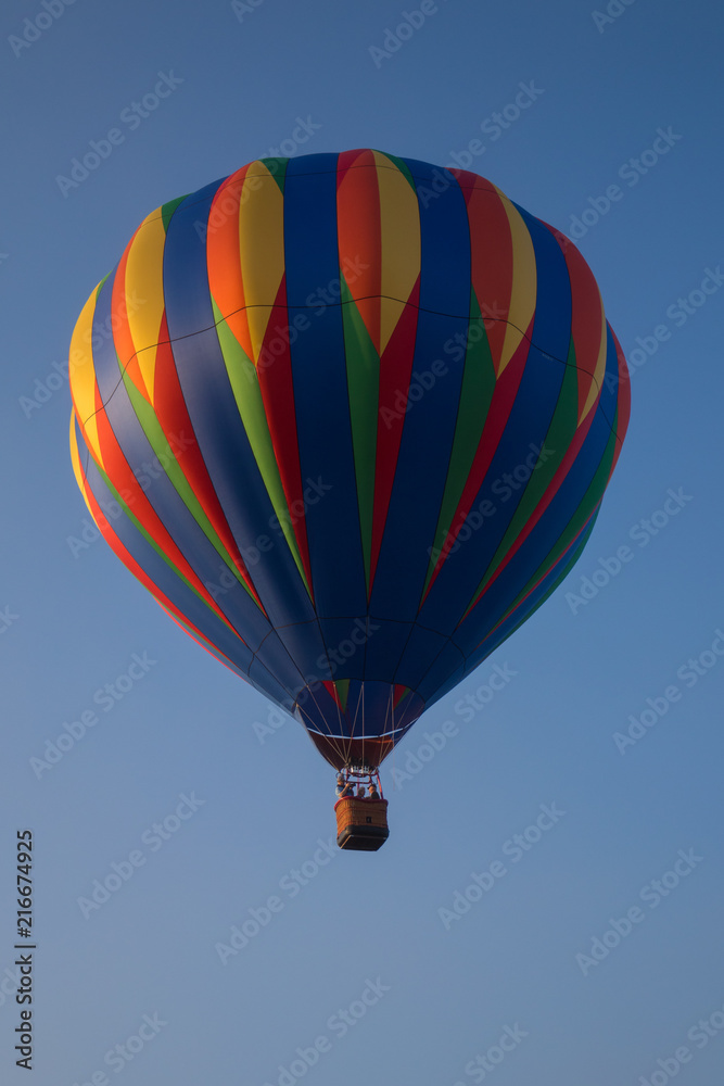 Naklejka premium Hot Air Balloon in the Sky