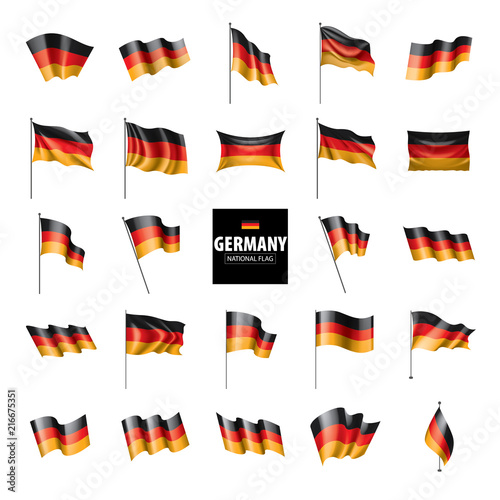 Germany flag, vector illustration