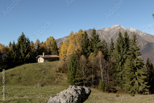 panorama pian della mussa photo