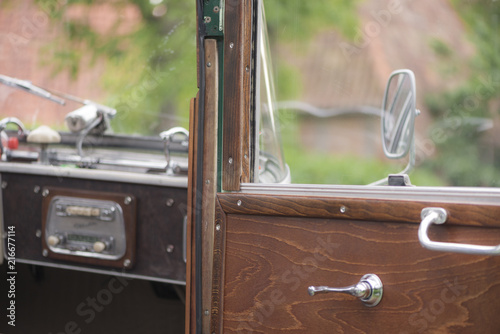 detail of oldtimer bus