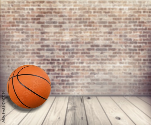 Basket Ball over Transparent Background
