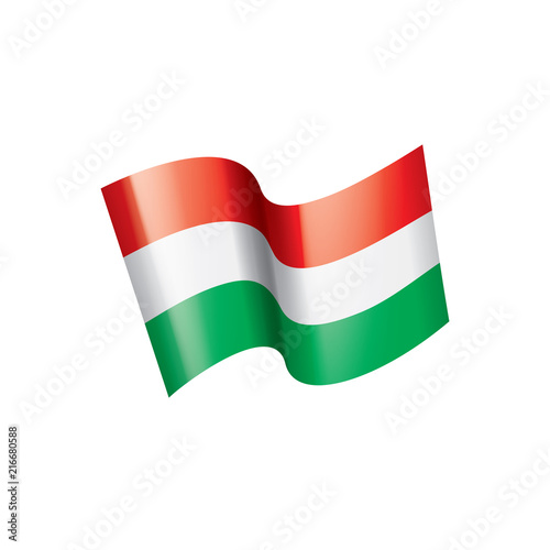 Hungary flag  vector illustration