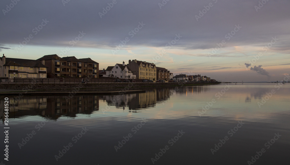 Marine Lake Overcast Reflection