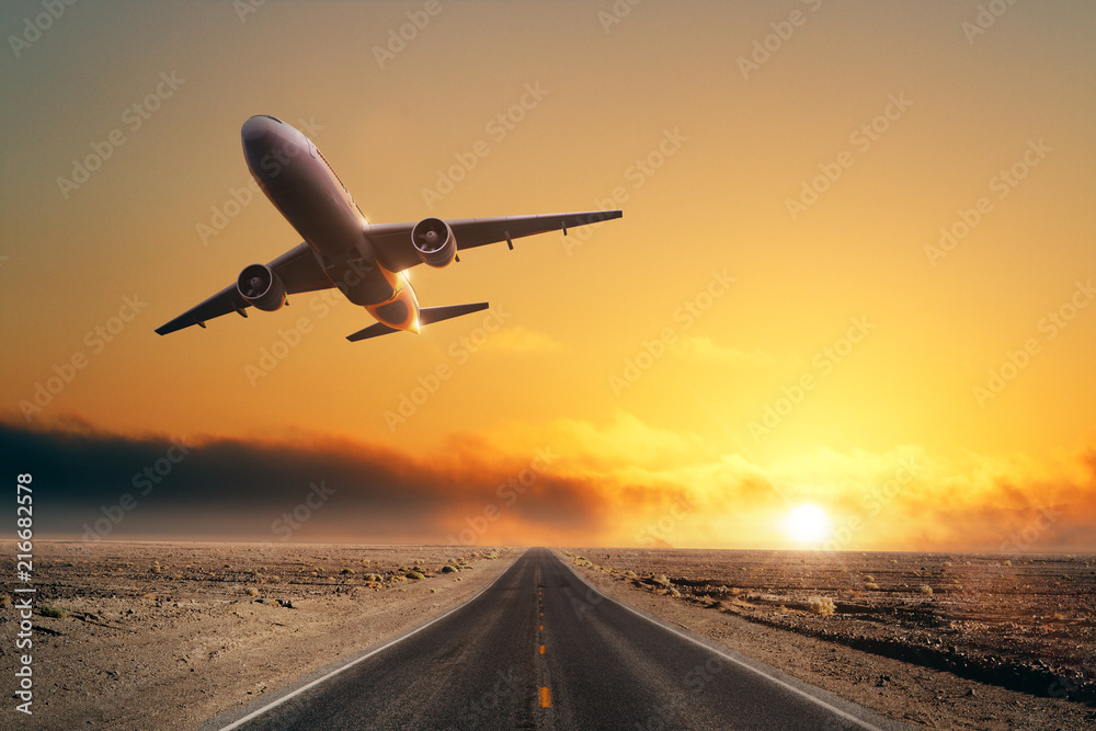 Travel and takeoff concept Travel and takeoff concept