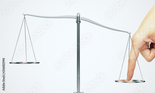 Cuadro en lienzo Unfair advantage background