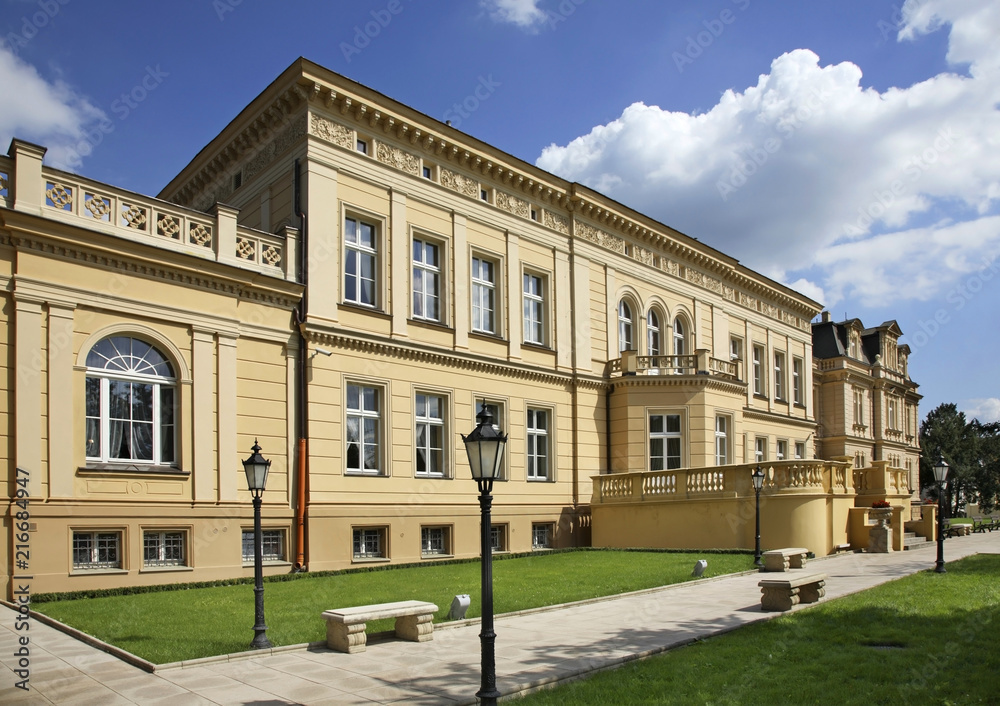 New palace at Ostromecko. Poland