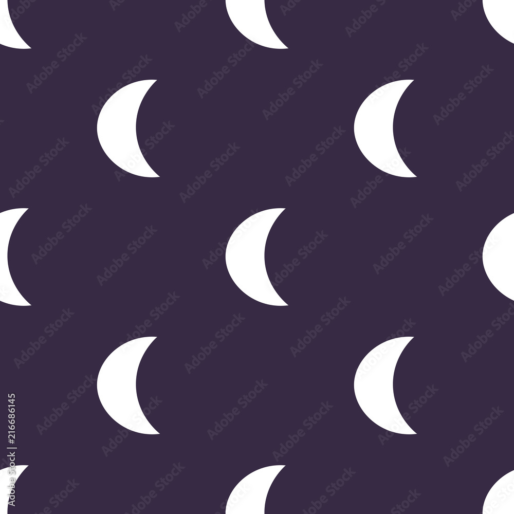 Moon abstract seamless pattern. Geometric background. Vector illustration. Moon abstract seamless pattern. Geometric background. Vector illustration.