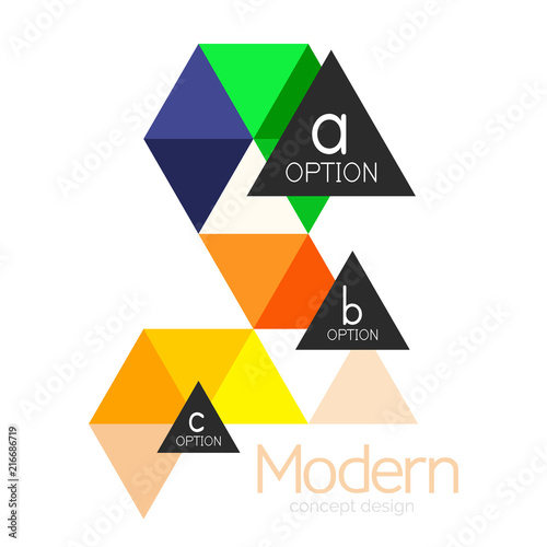 Free Download Triangle shape design abstract business logo icon design. Company logotype branding emblem idea - GFXLoad