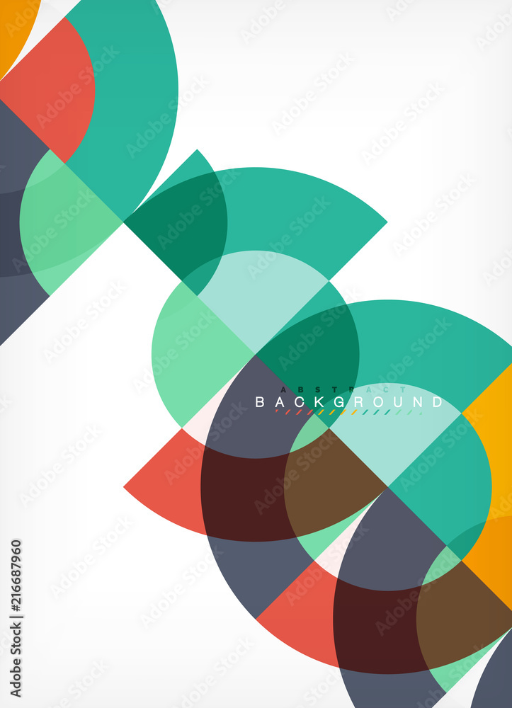 Modern circle abstract background Modern circle abstract background