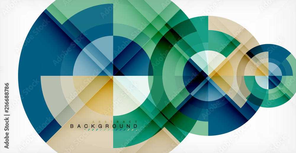 Vector circle abstract background Vector circle abstract background