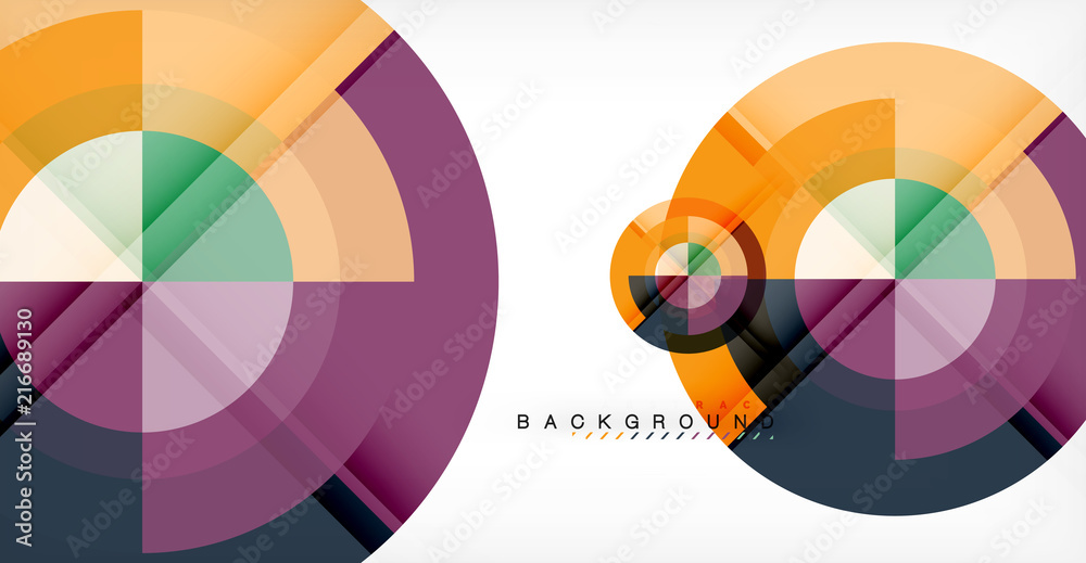Vector circle abstract background Vector circle abstract background