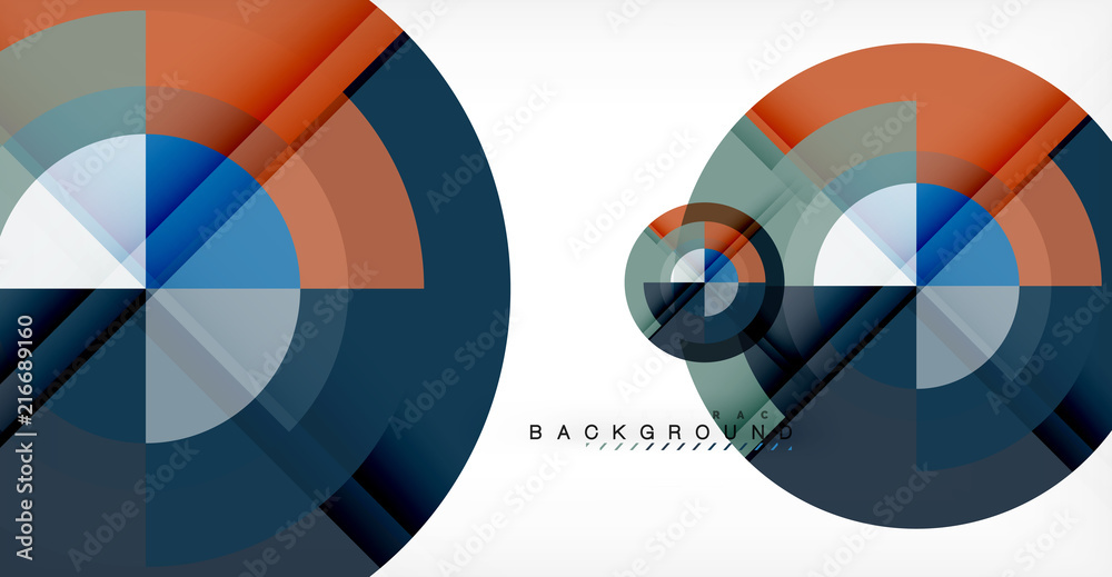 Vector circle abstract background Vector circle abstract background