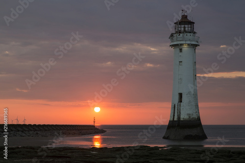 Perch Rock Lighthouse Sunset