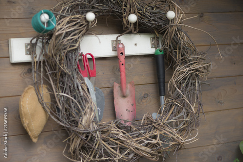 vintage garden detail