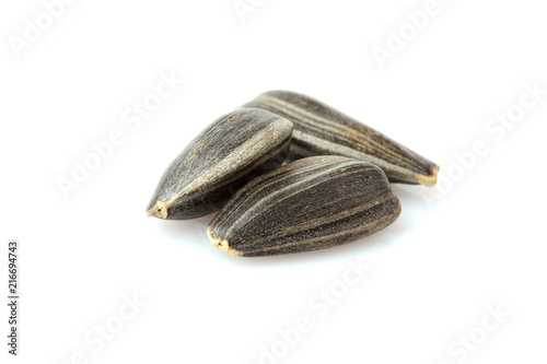 Wallpaper Mural Three sunflower seeds close - up. Torontodigital.ca