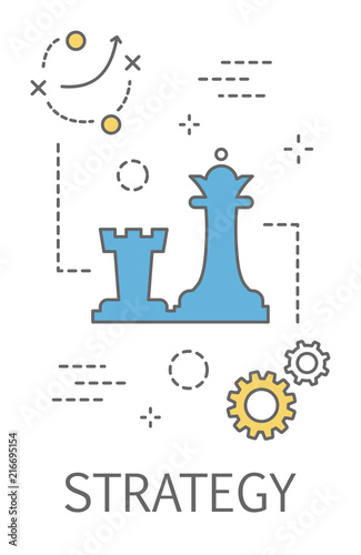 Business strategy concept