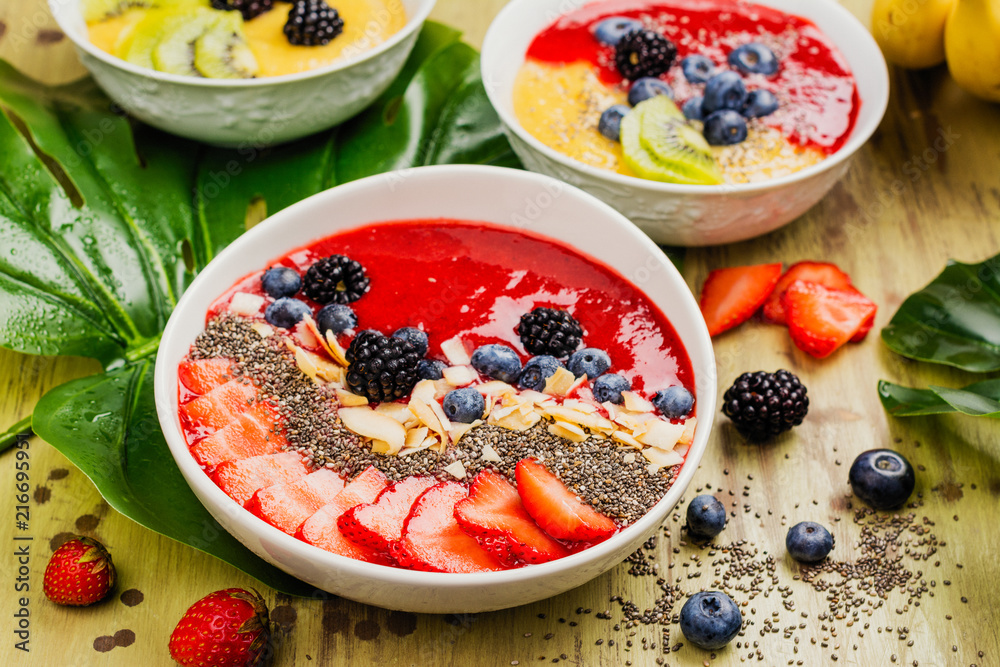 Smoothie bowl assortment Smoothie bowl assortment