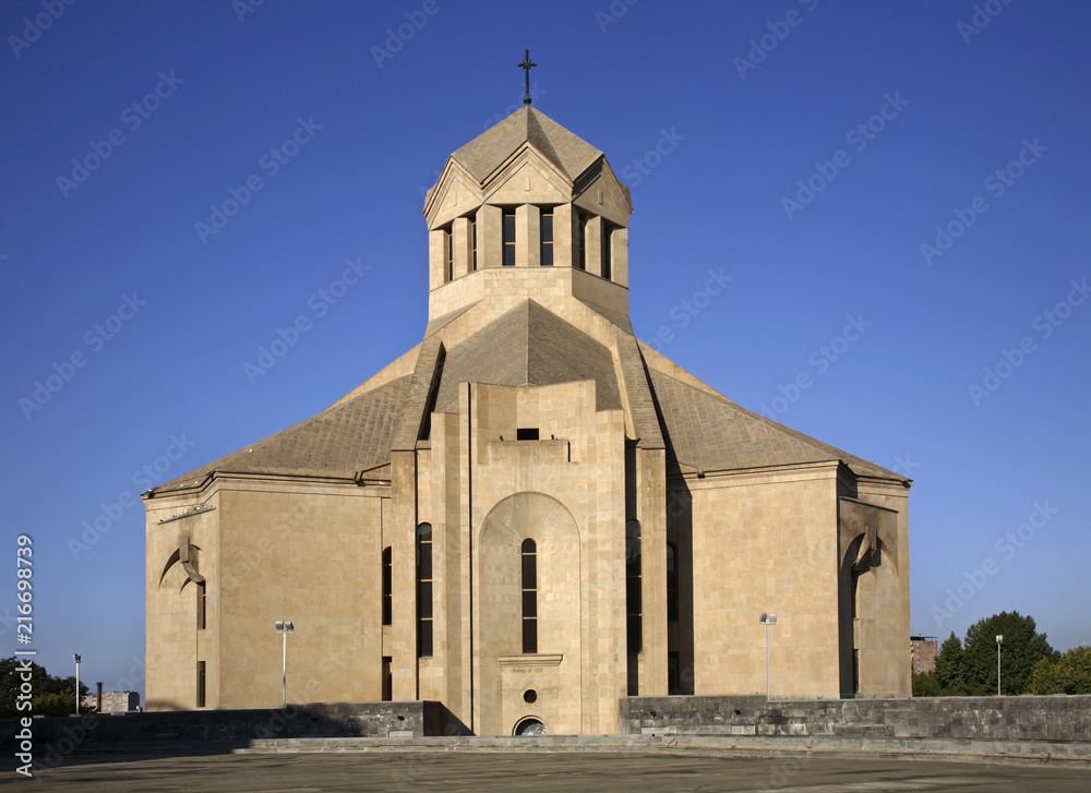Saint Gregory the Illuminator Cathedral in Yerevan. Armenia