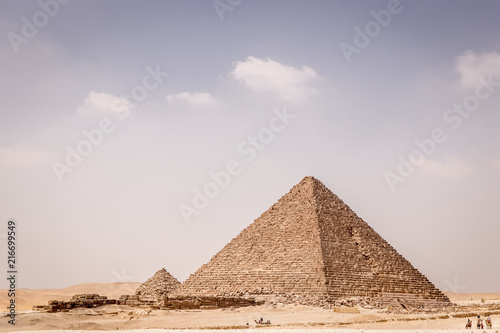 Pyramids at Giza  Cairo  Egypt