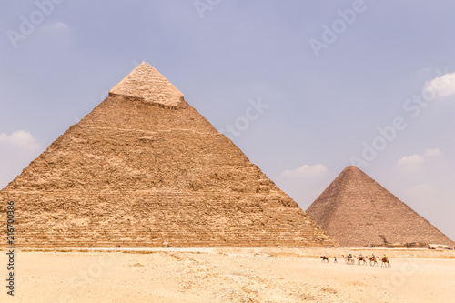 Pyramids at Giza  Cairo  Egypt