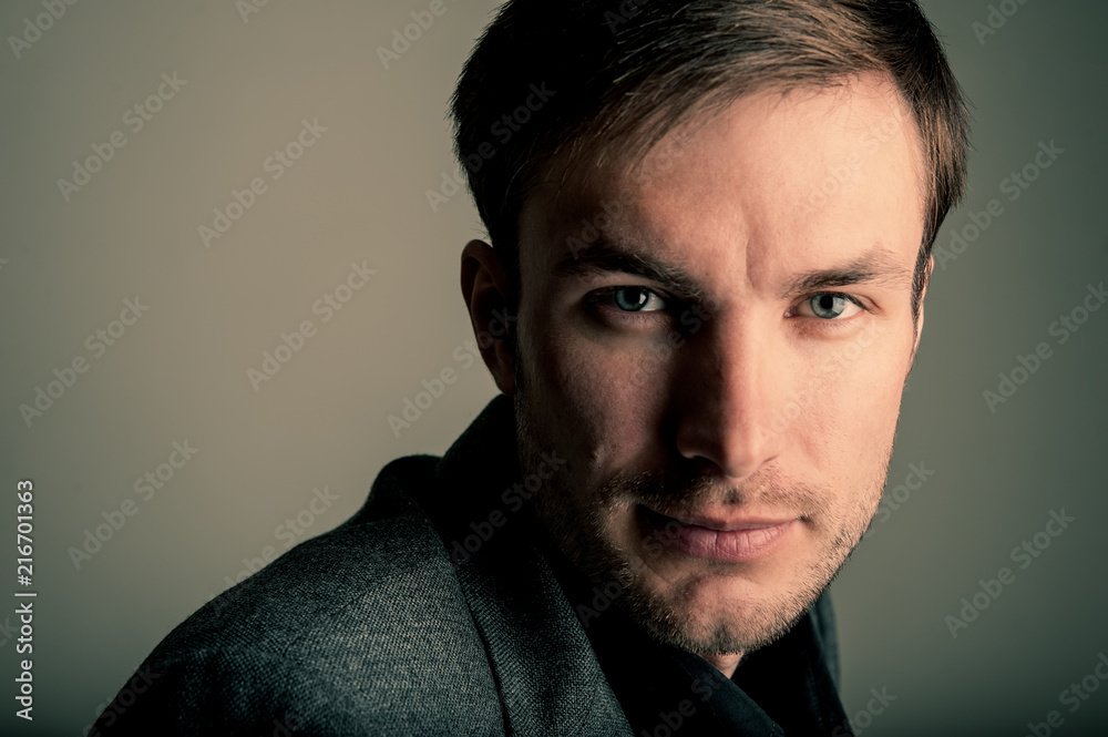 Fototapeta premium portrait of a serious successful businessman.