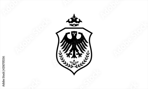 Eagle Emblem Logo Vector 