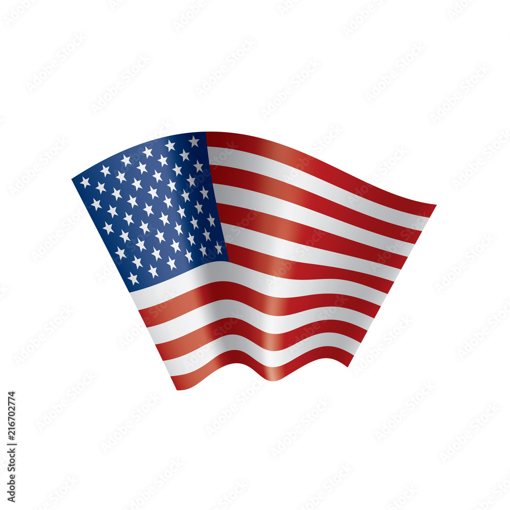USA Flag isolated USA Flag isolated