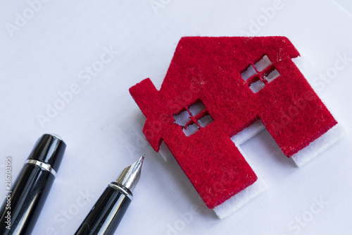 Real estate and home loan , Build Concept photo