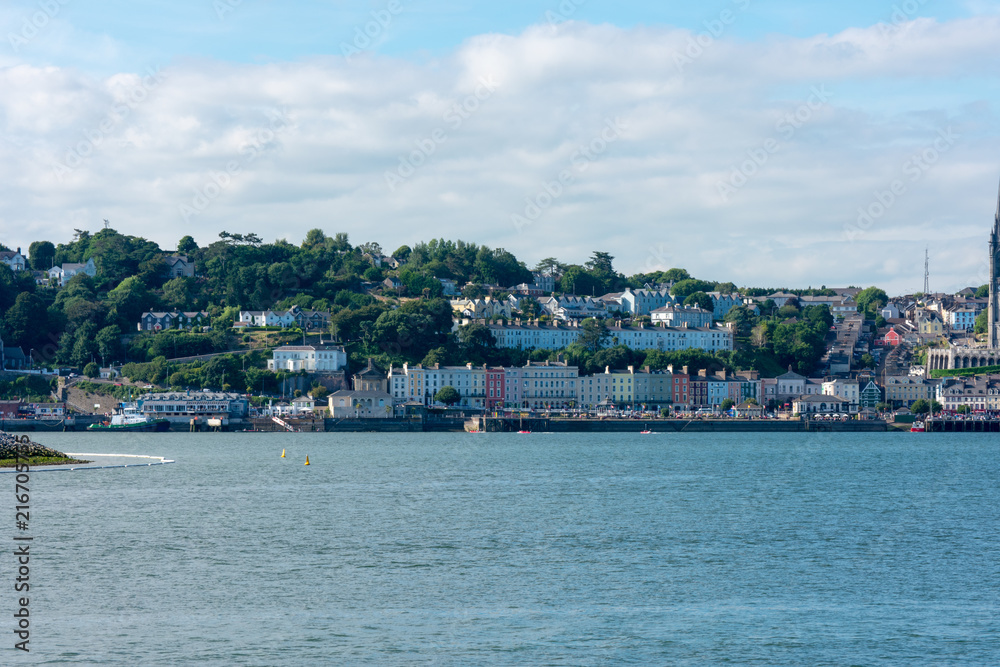 Naklejka premium Cobh Co Cork & spike island