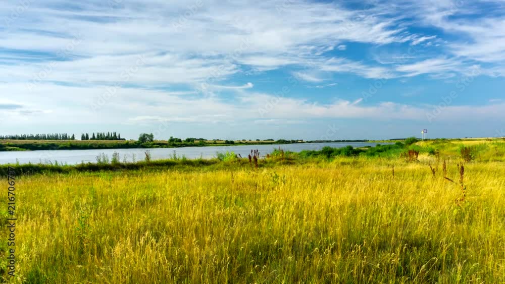 Clouds over the Vistula river. 4K timelapse. Clouds over the Vistula river. 4K timelapse.