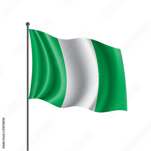 Free Download Nigeria flag, vector illustration - GFXLoad