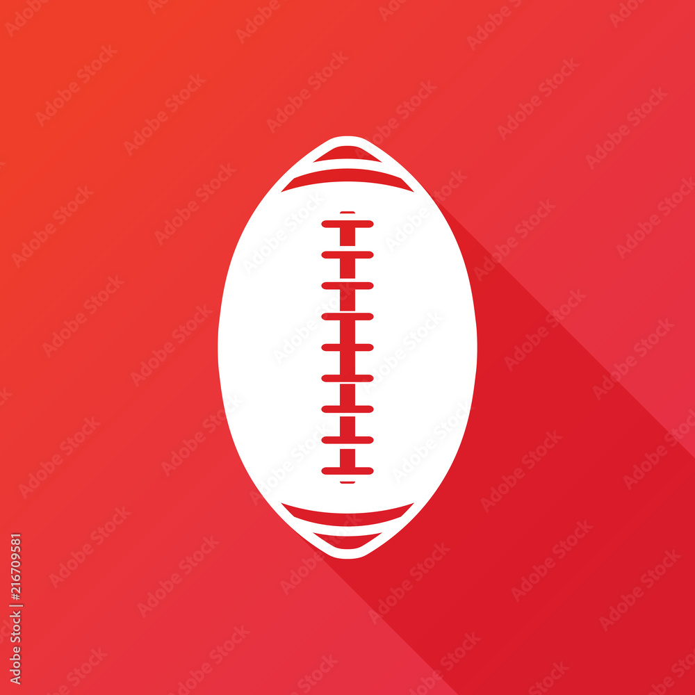 American Football vector icon. Sport ball sign. Team game symbol. Rugby sign icon American Football vector icon. Sport ball sign. Team game symbol. Rugby sign icon